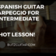 Fingerstyle Spanish Guitar Lesson. Chords and Arpeggios for Intermediate