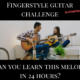 Acoustic Guitar Challenge. Learn this Fingerstyle Melody in 24 hours.