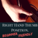 Fingerstyle Thumb Position. How to Position the Thumb for Best Plucking!