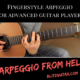 Advanced Fingerstyle Guitar Arpeggio Exercise