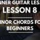 Lesson 8: Minor Chords for Beginners on Guitar