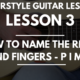 Lesson 3: How to Name the Right Hand Fingers | P i m a |