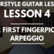 Lesson 4: Your First Fingerpicking Pattern