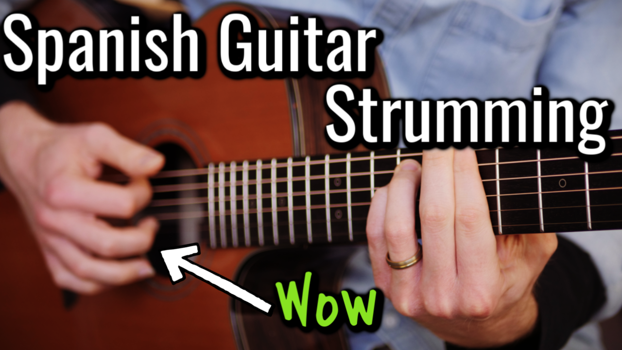 This Spanish Guitar Strumming Technique is Awesome! (Rasgueado