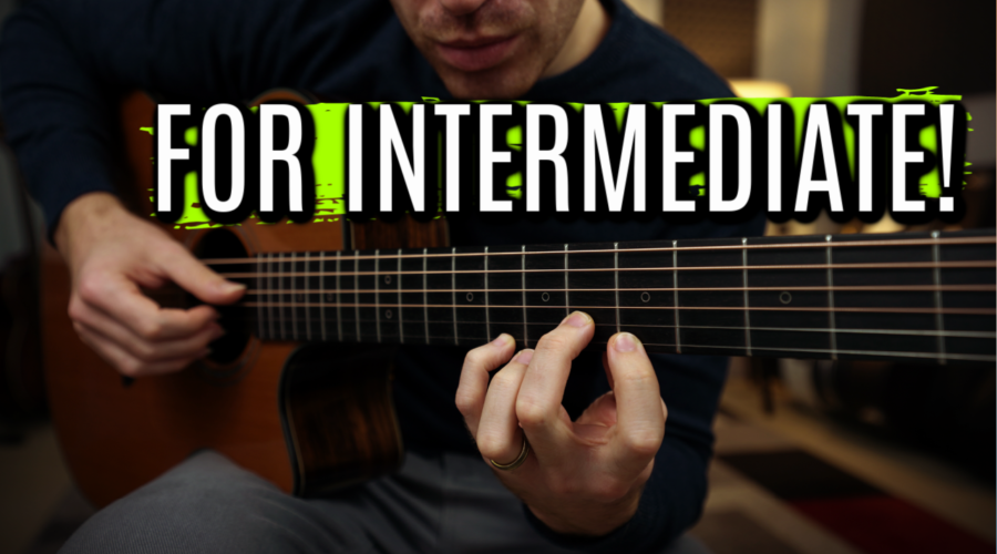 Melancholic Fingerstyle Melody For Intermediate Guitar Players