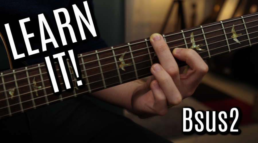 Simple and Beautiful Chord Progression on Electric Guitar