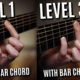 A Melodic Approach to Bar Chords (7 Bar Chord Exercises You Should Practice)